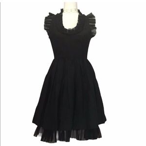 Anthropology McGinn Frill Cocktail Dress Sleeveless NWT